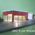 Peter's N Scale Custom Built Car Showroom